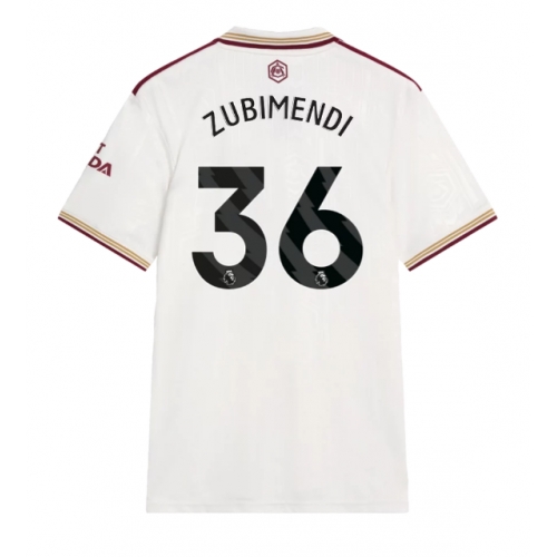 Billige Fotballdrakt Arsenal Martin Zubimendi #36 Replika Tredjedrakt 2025-26 Kortermet Billige Fotballdrakt Arsenal Martin Zubimendi #36 Replika Tredjedrakt 2025-26 Kortermet
